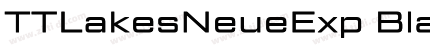 TTLakesNeueExp Black字体转换